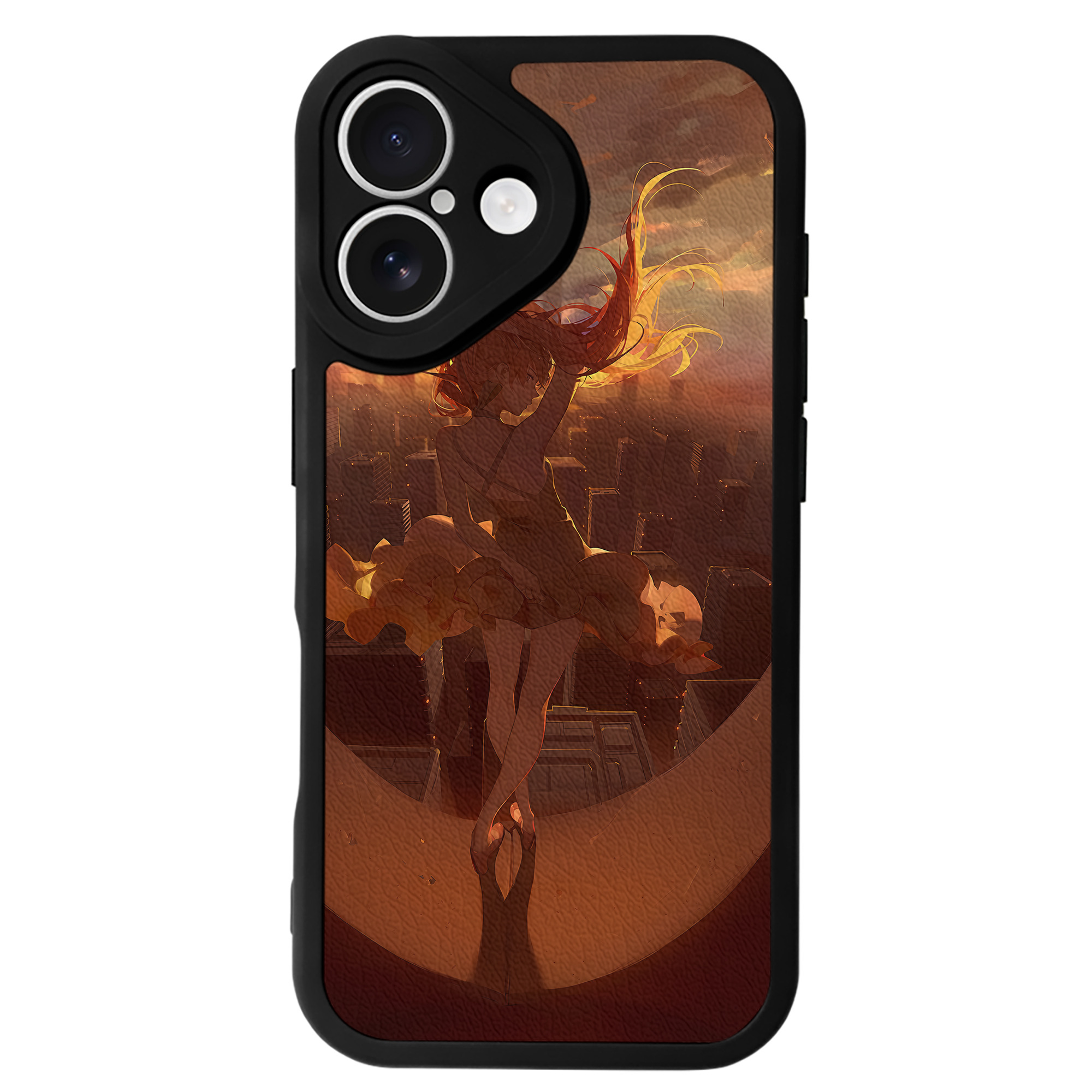 （画像用） EVA 新世紀エヴァンゲリオン 【iPhone 16シリーズ対応】シリコンスマホケース（レザー調） 材質：シリコン